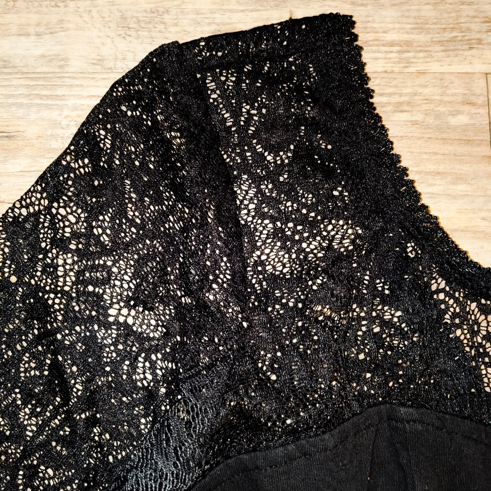 Black Maleficent Dress | Black Lace Asymmetrical G - Picture 6 of 12